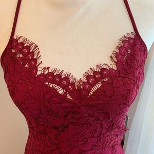 NWT LULU’s Wine Colored Cocktail Dress
